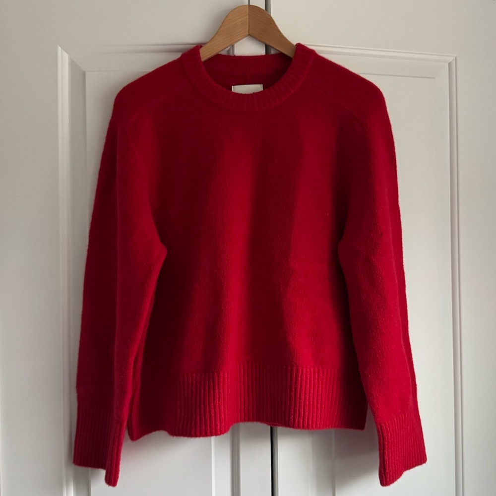 Abercrombie & Fitch Vibrant Red Sweater